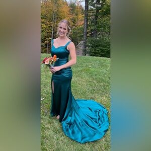 Size 4 Green ChicSew Bridesmaids Dress